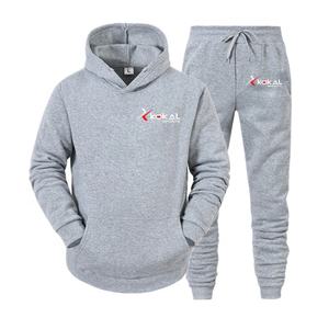 Sudadera con capucha gruesa para hombre y mujer, conjunto de dos piezas, ropa deportiva para gimnasio, entrenamiento, Otoño e Invierno - Product Image 6