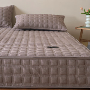 Protège-<span class=keywords><strong>matelas</strong></span> matelassé 100 % coton avec fermeture éclair intégrale, protection de lit à 720 degrés pour chambre à coucher, drap-housse intégral - Product Image 2