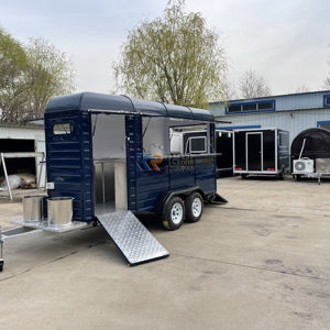 Chariot de nourriture en plein air shawarma/kiosque de nourriture de rue/chariots de café remorque de nourriture mobile - Product Image 3