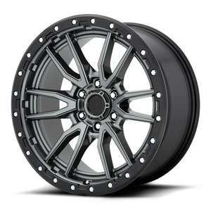 SW 17-22 Pulgadas 6x135 5x127 D680 Rebel Forged Offroad Wheels Gunmetal Black Con Bead Ring Llantas Premium para SUV Vehículos 4x4 - Product Image 3