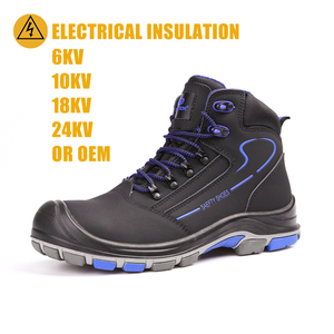 <span class=keywords><strong>Scarpe</strong></span> di Sicurezza Isolate Elettricamente in Vera Pelle Senza Metallo per Elettricisti 18KV - Product Image 6