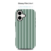 Coques de protection antichoc fines en TPU+PC couleur unie, compatibles avec iPhone 15, 16, 17, pour femmes et jeunes filles, avec protection d'appareil photo – Stock usine