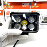 Lámpara Antiniebla LED Portátil BB3047 de 3 Pulgadas, Blanca, Amarilla, Roja, Azul, Estroboscópica, de Amplio Voltaje, para Minería y Construcción, Luz de Advertencia, Bajo MOQ, OEM