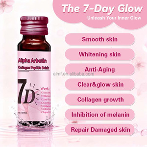 Suplemento de Belleza para el Cuidado de la Piel de 7 Días, Líquido Oral con <span class=keywords><strong>Alfa</strong></span> Arbutina, Péptidos de Colágeno y Polvo de Acerola para Blanquear y Antienvejecimiento - Product Image 2