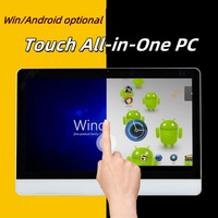 PC Tout-en-un de Bureau Mince sans Cadre, Écran Tactile 23,8 Pouces, Ordinateur Portable de Gaming Tout-en-un