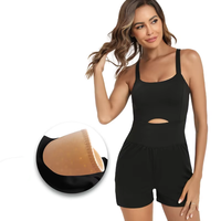 Combinaison de sport et yoga pour femme, en nylon, séchage rapide, haute élasticité, respirante, col à revers, taille mi-haute, sensation seconde peau, pour l'extérieur