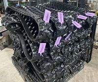 Chenilles en caoutchouc pour mini-excavatrice 150*60*37, chenilles en caoutchouc pour robot, chenilles en caoutchouc pour châssis de robot