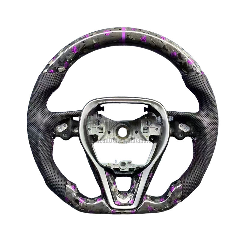 คาร์บอนปลอมแปลง + หนังพรุน + แถบสีม่วง