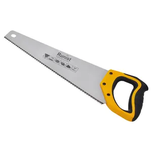 16" Pro Hand Saw, the Sharp Blades of Universal Handsaw are Ideal for Trimming Gardening, Wood, Plastic Pipes, with a Ergonomic