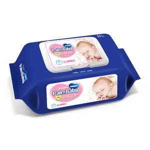 OEM ODM unscented custom baby skin friendly tissue wet paper agent non woven toilet wipes