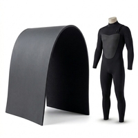 Combinaison de plongée en néoprène CR de qualité supérieure, imperméable, super extensible, brillante, 3 mm, 5 mm, 7 mm, tissu néoprène CR à peau lisse hautement élastique