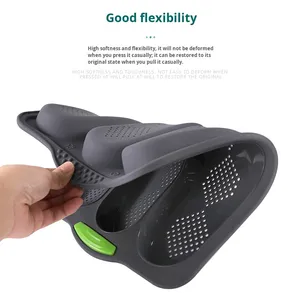 Bestseller 3-Cavity Perforated French Bread Pan - Non-Stick <b>Silicone</b> Baguette Mold with Easy Release Design - Product Image 3