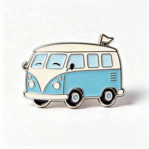 Simpatico Distintivo in Metallo Smaltato Morbido a Forma di <span class=keywords><strong>Auto</strong></span> Cartone Animato, Personalizzabile con Logo, in Lega, per Eventi, Feste, Decorazioni e Souvenir per Bambini (Vendita all'Ingrosso) - Product Image 4