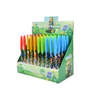 Lot de 50 stylos à bille 0,7 mm à pointe fine, motif Mona Lisa, en plastique coloré, pour étudiants et bureau