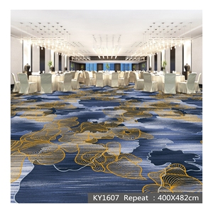 Moquette murale en rouleau de laine bleue de qualité supérieure, 80 % laine 20 % nylon, pour hôtels, chambres King et Twin, et chambres d'hôtes - Product Image 1