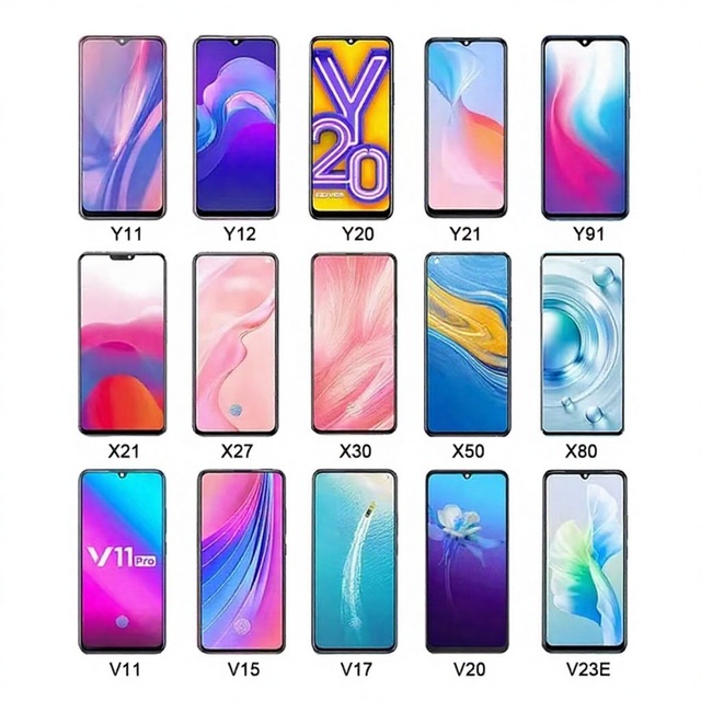 High Quality QSDT Brand LCD Display Digitizer Assembly 1 Year Warranty for Vivo S16/V27/Y100/Y78 5G Screen Replacement