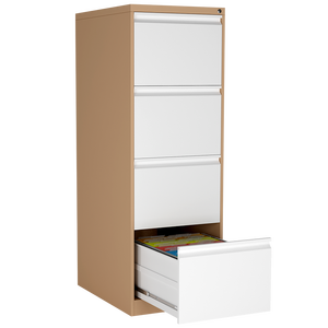 Vertical metal storage 4 drawer file cabinet hanging steel filing cabinet for office