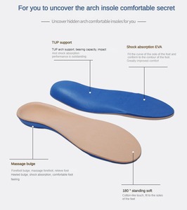 LD45 Cup tacco soletta per Sneakers sportive <span class=keywords><strong>scarpe</strong></span> di sicurezza traspirante Shock assorbono Comfort solette diabetiche solette - Product Image 6