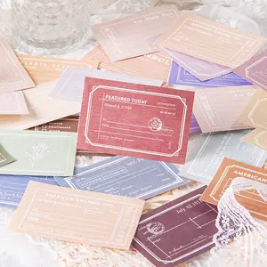 40pcs/lot Memo Pads Material Paper Collector's Secret Scrapbooking paper Card Background Decoration Paper
