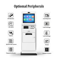 Machine de kiosque libre-service à écran tactile pour les paiements numériques et la copie de documents A4 au gouvernement