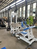 Máquina de fuerza profesional ajustable con sistema de pin para ejercicios combinados de dorsales y remo, ideal para un entrenamiento completo de espalda.
