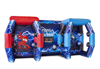 Jeu de combat gonflable Ninja IPS Lvfrog pour l'extérieur et l'intérieur, avec matériau PVC et couleur personnalisable pour enfants et adultes