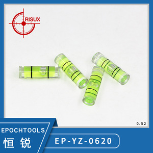 Nivel de burbuja DIY cilíndrico con líquido verde, herramienta de alineación horizontal y vertical para nivelación de marcos y manualidades - Product Image 2