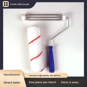 Rouleau <span class=keywords><strong>Peinture</strong></span> Polyester 9 Pouces Direct Usine Qualité DIY/Industrielle OEM Sans <span class=keywords><strong>Angle</strong></span> Mort pour Application Optimale - Product Image 6