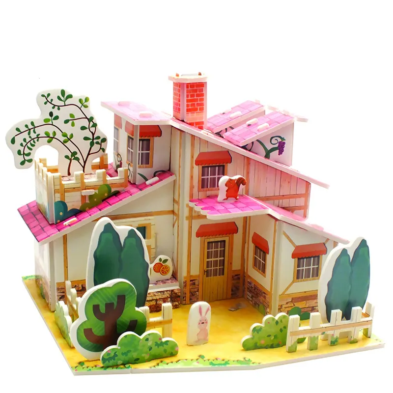 Пена фермерский дом 3D бумажная головоломка игрушка пазл DIY подарки для детей рекламные подарки