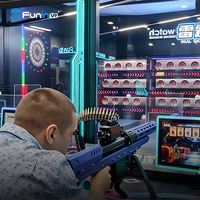 Machine d'arcade de tir au laser commercial pour 4 joueurs, simulateur de tir sur cible pour parc d'attractions