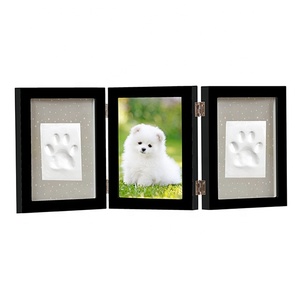 Vendita calda pet zampa <span class=keywords><strong>stampa</strong></span> kit di legno cornici per <span class=keywords><strong>foto</strong></span> per animali domestici commemorativi - Product Image 3