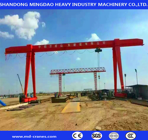 CE Certified Mingdao 5 Ton <b>Gantry</b> <b>Crane</b> Single Girder Design Adjustable Features Outdoor Yard Use Engine Motor Bearing Gearbox - Product Image 5