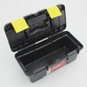 Boîte à outils rectangulaire en plastique à deux couches de 10 pouces, mini-boîte multifonctionnelle pour accessoires de machines agricoles, fermeture à rabat - Product Image 4