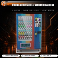 Distributeur automatique d'accessoires téléphoniques ZDYS à espacement réglable des bobines, avec six étagères et prise en charge des packs mixtes pour les opérateurs de distributeurs automatiques