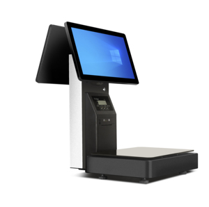 Màn hình kép tích hợp hệ thống <span class=keywords><strong>POS</strong></span> với máy in kép tự động tính toán trọng lượng và ai nhận dạng sản phẩm cho nhân viên thu ngân sử dụng - Product Image 4