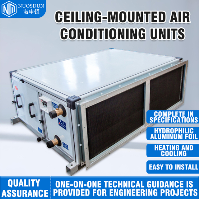 Industrial AHU Air Handling Unit for Workshop Office Data Center Hotels-CE Certified Efficient Water System Long Service Life