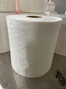 Trắng/Nâu tái chế bột giấy nguyên chất hardwound tay giấy khăn cuộn 800ft 300ft 1ply/2ply Jumbo CuộN nhà bếp giấy khăn cuộn - Product Image 4