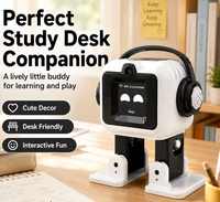 Robot de bureau EMO version IA ESP32-S3, robot interactif intelligent pour la conversation et la danse, reconnaissance d'image, chargement Type-C, développement DIY