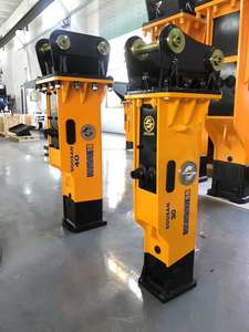 Casse-roche hydraulique SOOSAN SB30 de type boîte, adapté aux mini-excavatrices et aux chargeurs compactes Bobcat, de bonne qualité pour les roches dures - Product Image 2