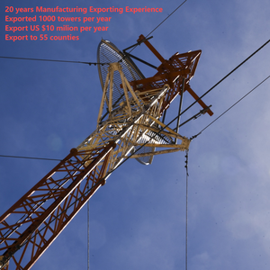 Tour Guyed de 25m à 32m résistante à la corrosion, à faible coût de fondation pour les régions désertiques - Product Image 5