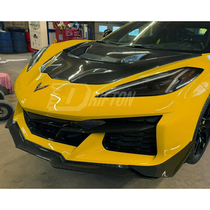 DRIFTON Labio Delantero de Fibra de Carbono Seca con Alerones Laterales para Chevrolet Corvette C8 Z06 Z07 y E-Ray 2020-2026, Actualización Atornillable - Product Image 4