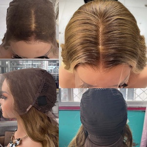 Peluca <span class=keywords><strong>de</strong></span> Cabello Europeo Rubio Ceniza <span class=keywords><strong>de</strong></span> Alta Densidad, Ondas Grandes, Lista para Enviar, con Frente <span class=keywords><strong>de</strong></span> Encaje Largo, Natural, sin Pegamento, con Frente <span class=keywords><strong>de</strong></span> Encaje Suizo - Product Image 2