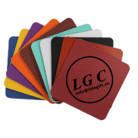 Patch en similicuir hexagonal laserable avec adhésif, patchs vierges pour casquettes, fournitures laser Glowforge, fournitures laser CO2