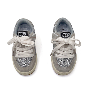 Nuevos zapatos de estilo de baloncesto para niños con purpurina, <span class=keywords><strong>zapatillas</strong></span> británicas de moda para niños, zapatos casuales para hombres, venta al por mayor, zapatos para caminar para niños - Product Image 4