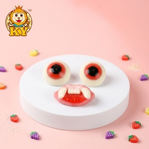 Bonbons gélifiés en forme de monstre, dents saillantes et yeux, bonbons mous pour enfants, vente en gros du fabricant - Product Image 3