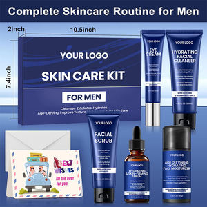 Coffret Cadeau Homme Anti-Âge à Base de Plantes avec Acide Hyaluronique – Kit de Soins Visage Hydratant et Nourrissant OEM - Product Image 4