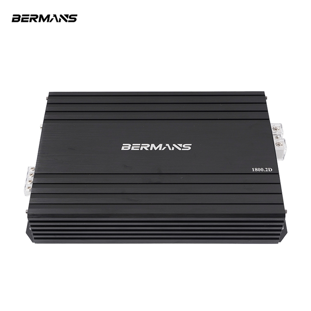 Wholesale OEM 1800W 2 Channel Car Audio Amplifier Class D High Power Auto Stereo Amp with Efficient Heat Sink Design