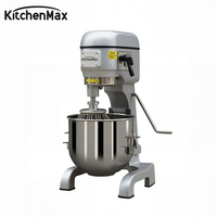 Mélangeur planétaire industriel double fouet KitchenMax 40L robuste, nouveau mélangeur commercial multifonctionnel pour une utilisation durable