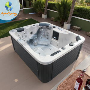 Vasca Idromassaggio Balboa <span class=keywords><strong>Fuori</strong></span> <span class=keywords><strong>Terra</strong></span> Autoportante in Acrilico per 6 Persone, Spa Esterna con 51 Getti e 11 Luci LED - Product Image 1