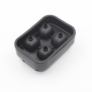 Halloween <span class=keywords><strong>3D</strong></span> tái sử dụng Mini-hole Silicone Skull Ice Cube khay khuôn thân thiện với môi biểu tượng tùy chỉnh với bìa cho whisky - Product Image 3